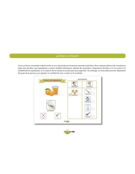 Mis recetas de cocina con pictogramas