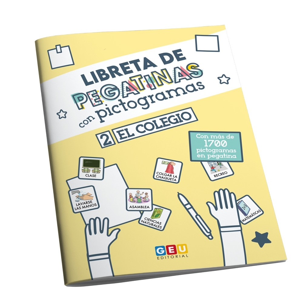 Pack planificador + libreta de pegatinas el colegio Disney