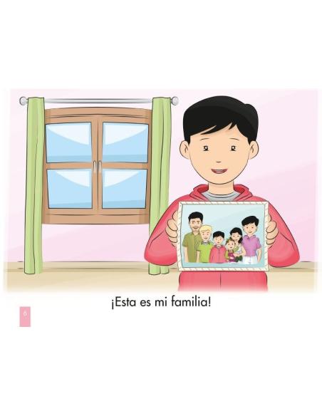 Me gusta mi familia · Cuento de estructuración lingüística