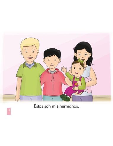 Me gusta mi familia · Cuento de estructuración lingüística