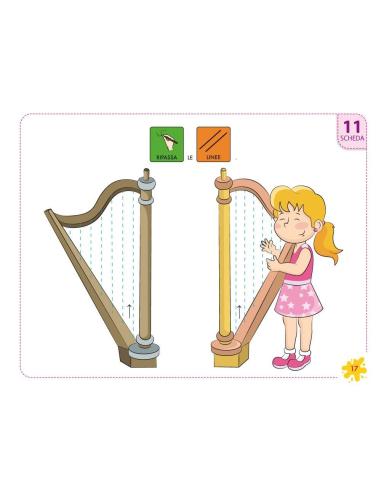 Pictocuaderno de grafomotricidad 4: Trazado de líneas horizontales, verticales y onduladas