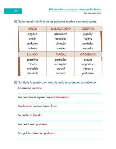 Digital docente - 100 ejercicios para mejorar tu comprensión lectora
