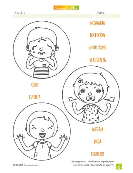Inteligencia emocional: Alegría - 3º ciclo de primaria