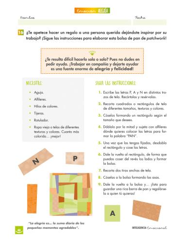 Inteligencia emocional: Alegría - 3º ciclo de primaria