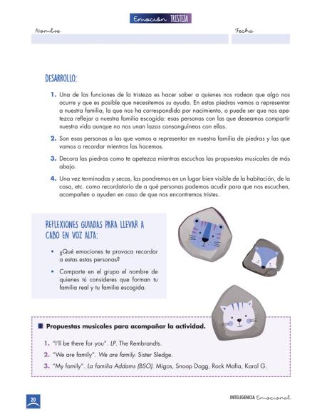 Inteligencia emocional: Tristeza - 3º ciclo de primaria