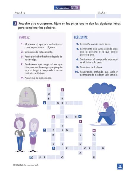 Inteligencia emocional: Tristeza - 3º ciclo de primaria
