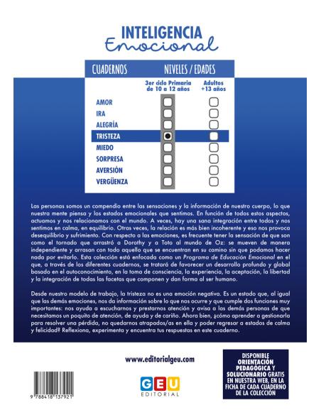 Inteligencia emocional: Tristeza - 3º ciclo de primaria