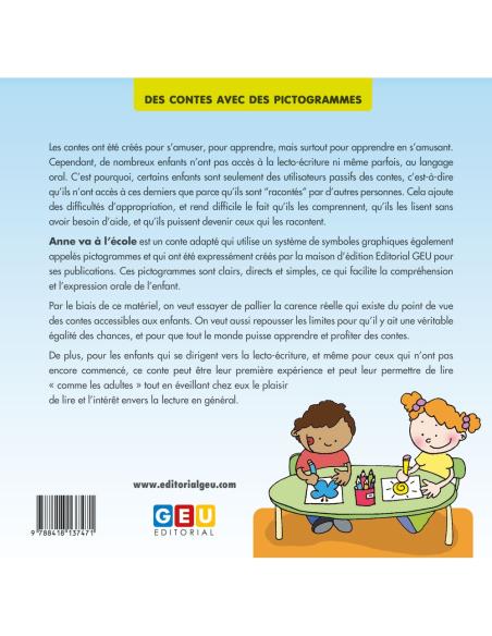 ANNE VA À L’ÉCOLE · AVEC DES PICTOGRAMMES