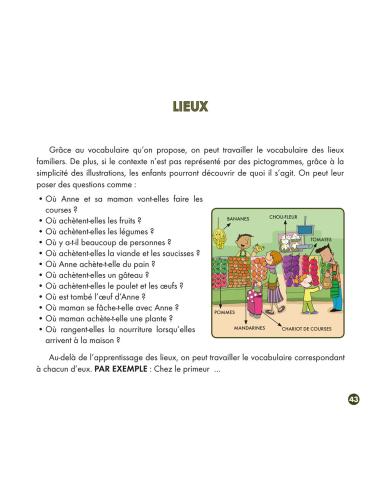 ANNE VA AU SUPERMARCHÉ - AVEC DES PICTOGRAMMES