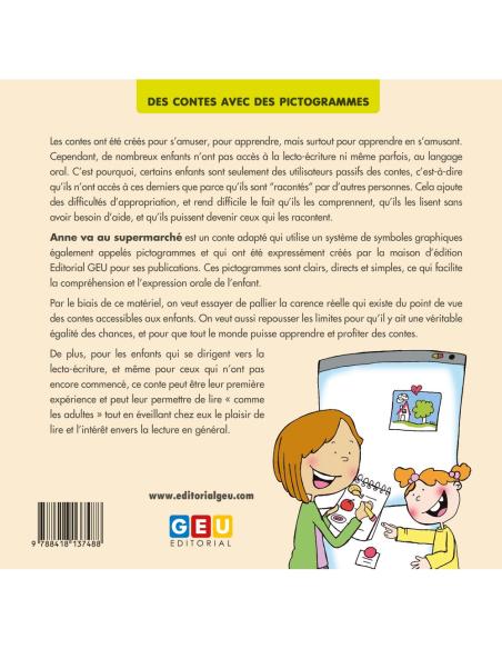 ANNE VA AU SUPERMARCHÉ - AVEC DES PICTOGRAMMES