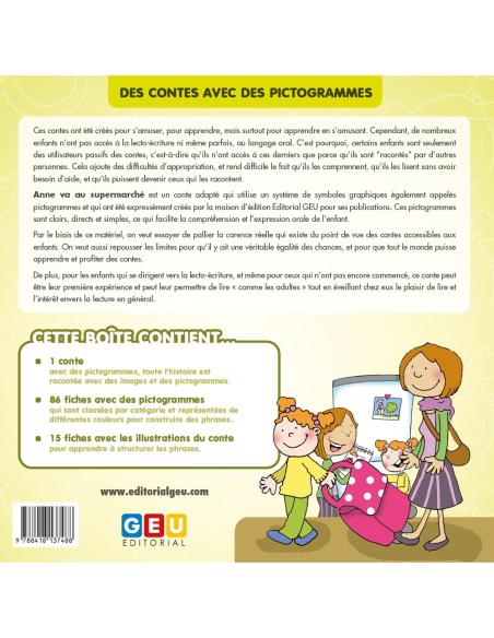 ANNE VA AU SUPERMARCHÉ - AVEC DES PICTOGRAMMES