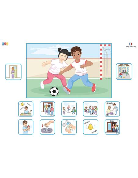 MA ROUTINE ÉTAPE PAR ÉTAPE AVEC DES PICTOGRAMMES (VERSION GARÇON)