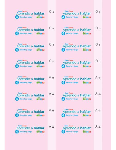APRENDO A HABLAR.CONO-FONOS 4. RECORTO Y JUEGO