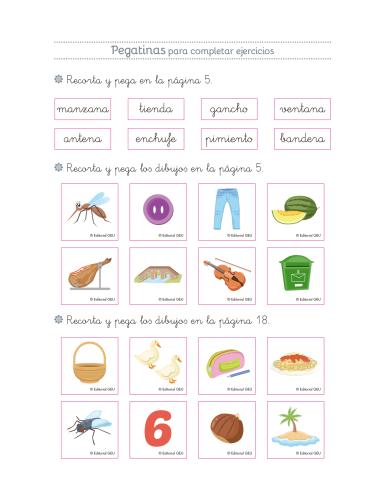 Lecturas comprensivas 3. Leo sílabas inversas....