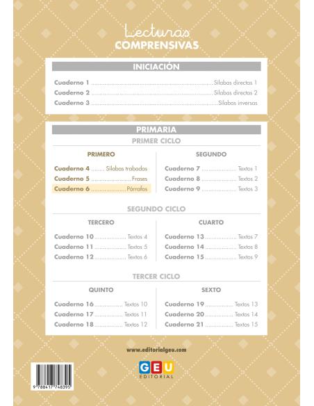 Lecturas comprensivas 6