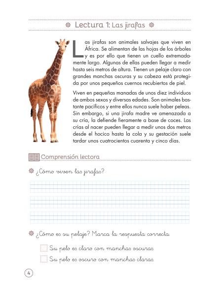 Lecturas comprensivas 8