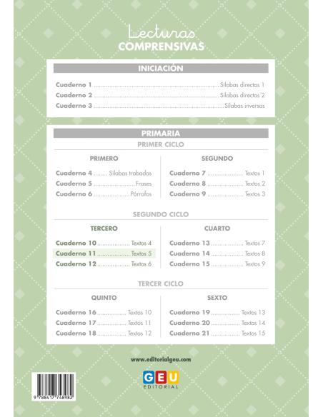 Lecturas comprensivas 11