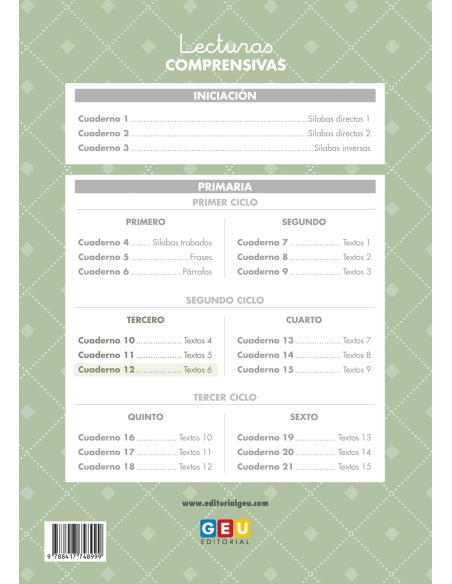 Lecturas comprensivas 12