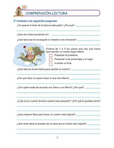 Lecturas comprensivas 18