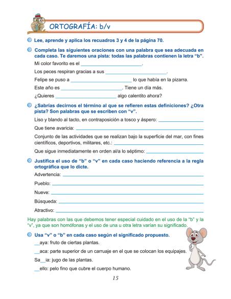 Lecturas comprensivas 20