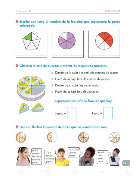 Cuaderno de Refuerzo de Matemáticas comprensivas. Números 8