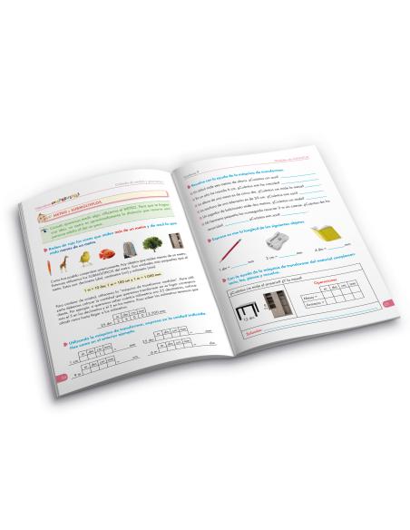 Cuaderno de Refuerzo de Matemáticas comprensivas - Unidades de medida y geometría 9