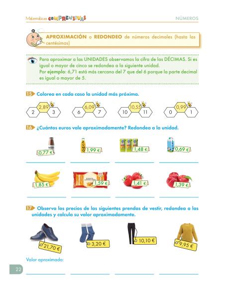 Cuaderno de Refuerzo de Matemáticas comprensivas. Números y Cálculo 14