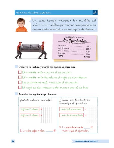 Mis Problemas Favoritos 2.3 Dos operaciones: Sumas y Restas y Una operación de Multiplicar