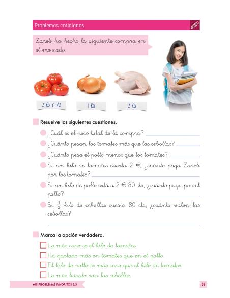 Mis Problemas Favoritos 3.3 - Unidades de Medida I: tiempo, longitud, capacidad y peso