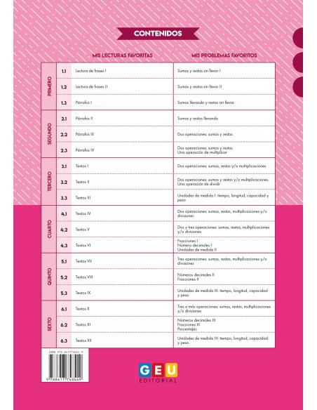 Mis Problemas Favoritos 3.3 - Unidades de Medida I: tiempo, longitud, capacidad y peso