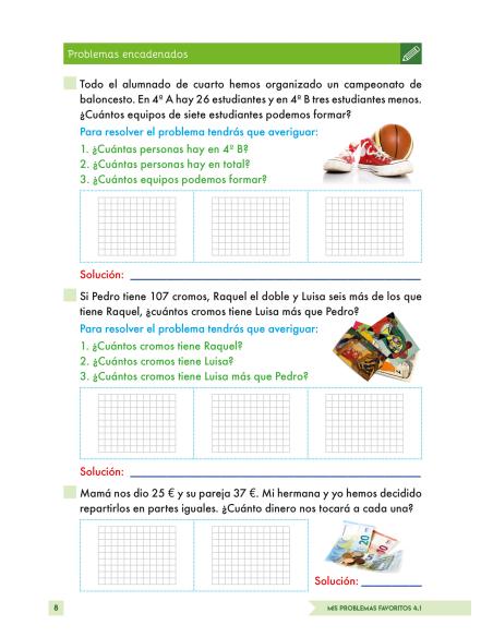 Mis Problemas Favoritos 4.1 - Dos Operaciones: Sumas, Restas, Multiplicaciones y/o Divisiones
