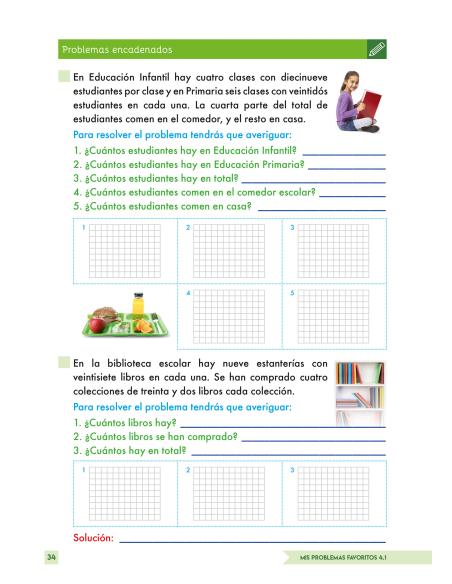 Mis Problemas Favoritos 4.1 - Dos Operaciones: Sumas, Restas, Multiplicaciones y/o Divisiones