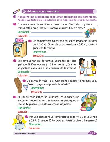 Mis Problemas Favoritos 6.1 - Tres o más...