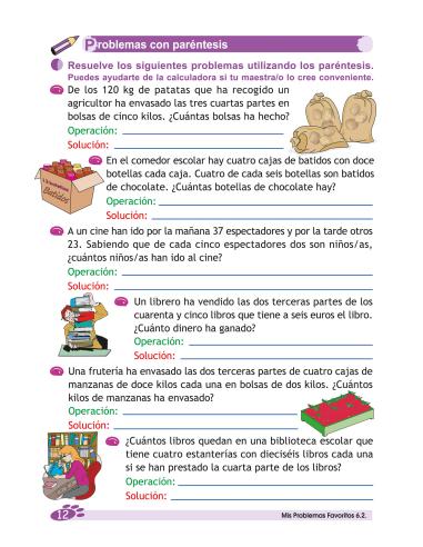 Mis Problemas Favoritos 6.2 - Números decimales...