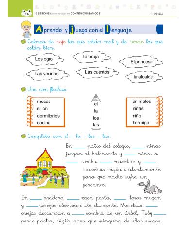 10 sesiones para trabajar los contenidos básicos 2