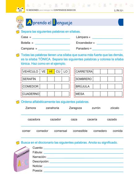 10 sesiones para trabajar los contenidos básicos 4