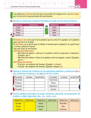 10 sesiones para trabajar los contenidos básicos 5