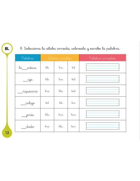 Sílabas trabadas BL/BR