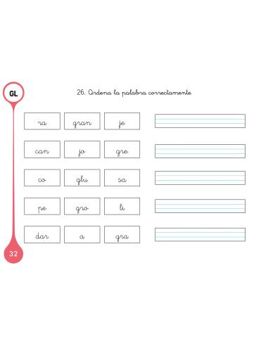 Sílabas trabadas GL/GR