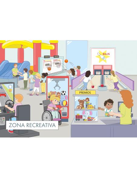 Comprensión con pictogramas El centro comercial