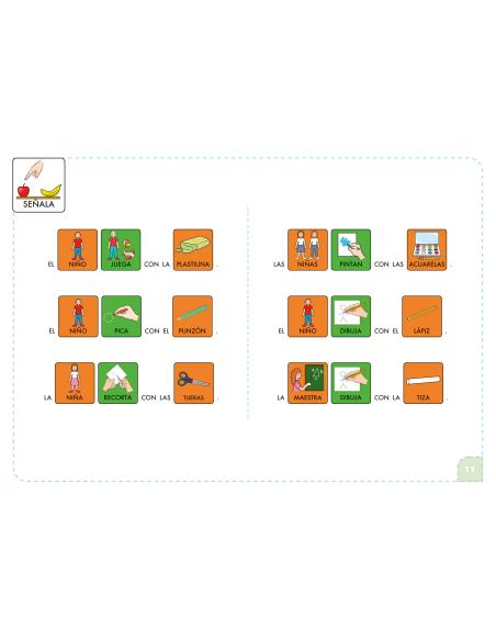 Comprensión con pictogramas El cole