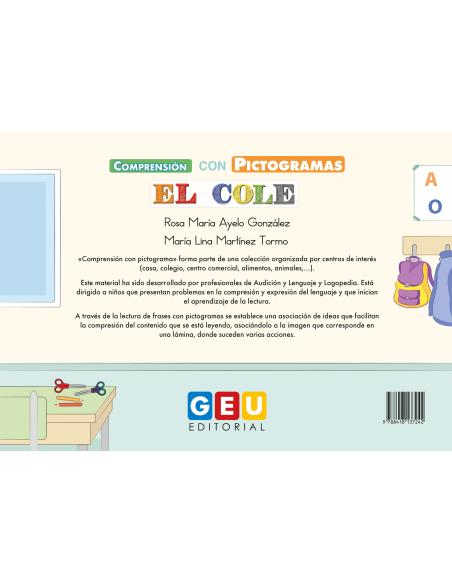 Comprensión con pictogramas El cole