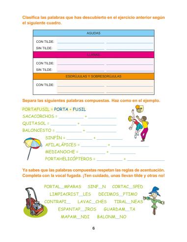 Ortografía divertida 18B