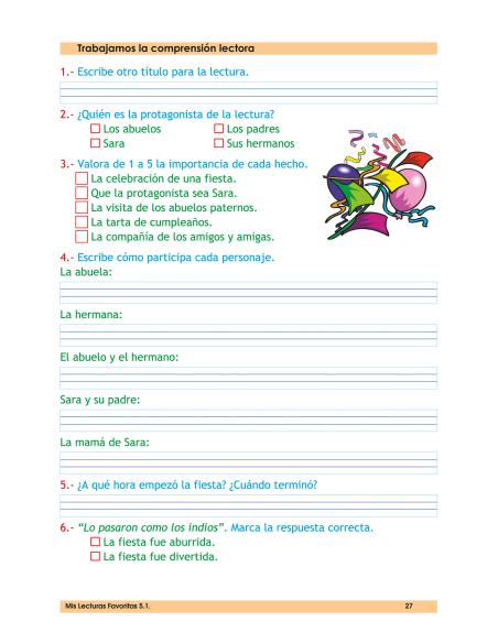 Mis lecturas favoritas 5.1