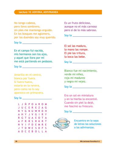 Mis lecturas favoritas 5.3