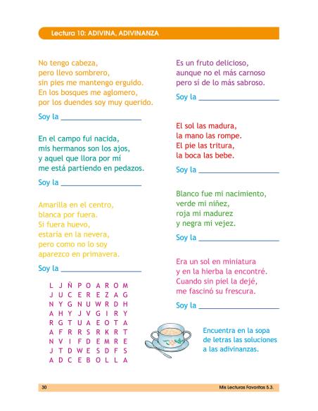 Mis lecturas favoritas 5.3