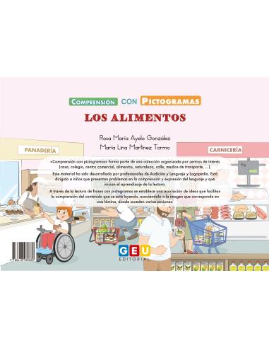 Comprensión con pictogramas. Los alimentos