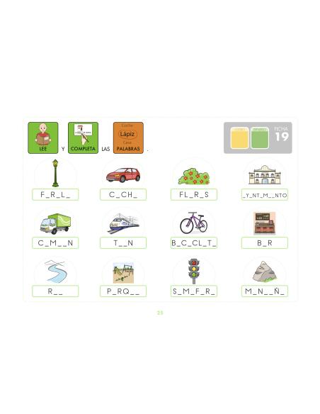 Método de lectoescritura visual 11. Mi localidad