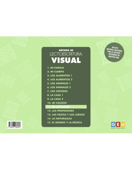 Método de lectoescritura visual 11. Mi localidad