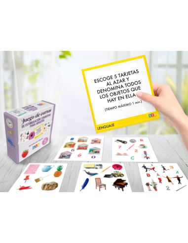 Juego de cartas de estimulación cognitivas para...